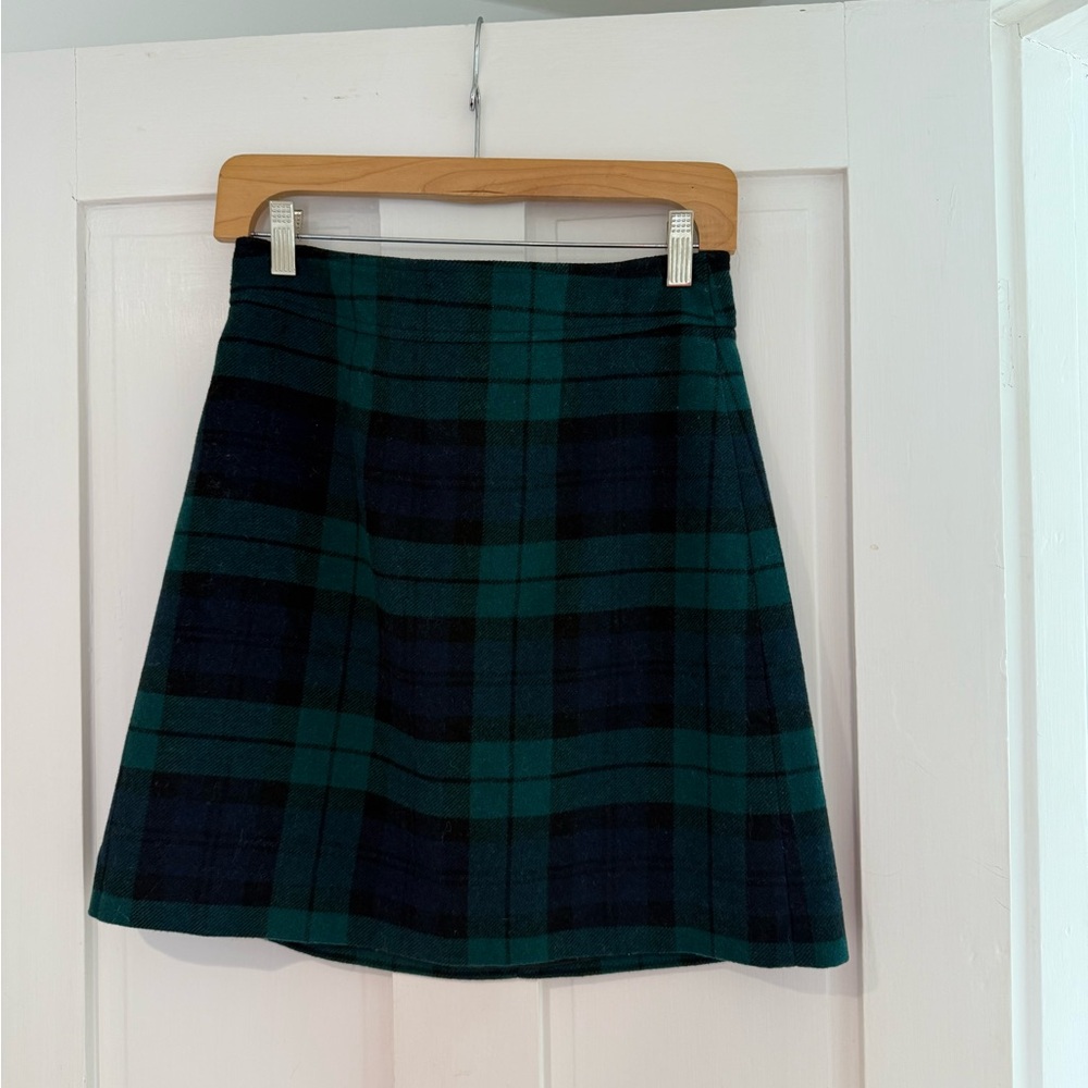 J. Crew Plaid Skirt
